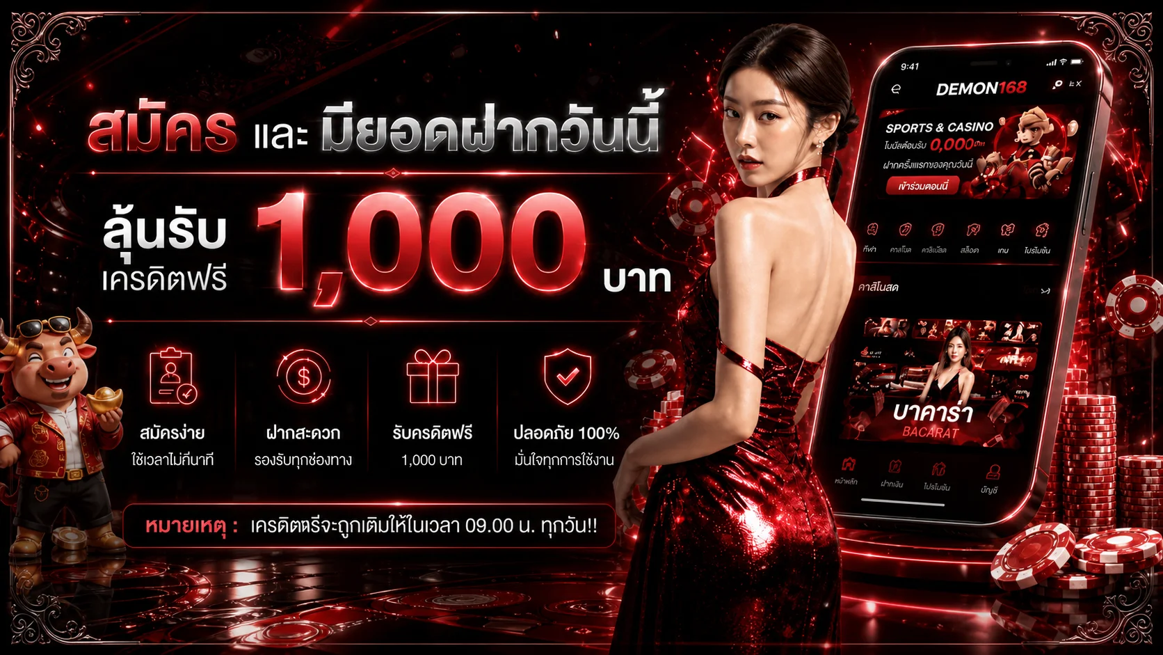 ขั้นตอน demon168 สมัครผ่านหน้าเว็บบนมือถือ
